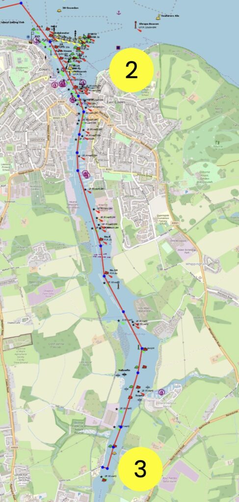 Map of the Medina River