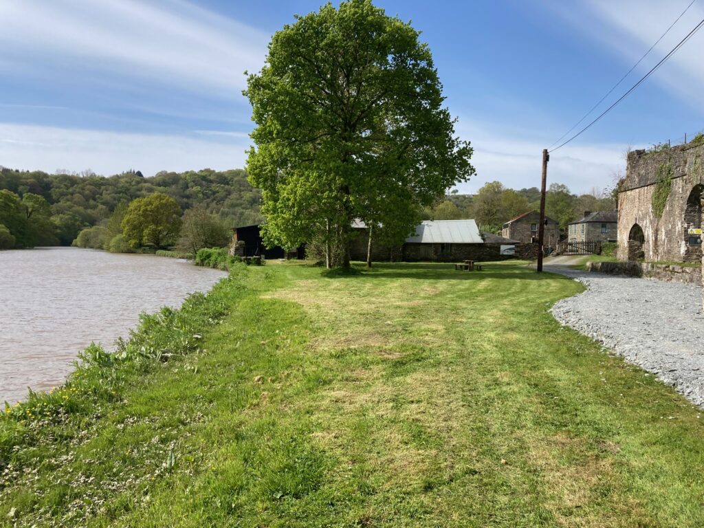 Morwellham Camping area for visiting dinghies
