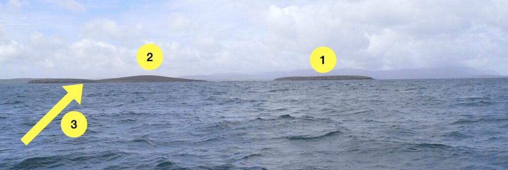Picture: Approaching Flotta from St Mary's
