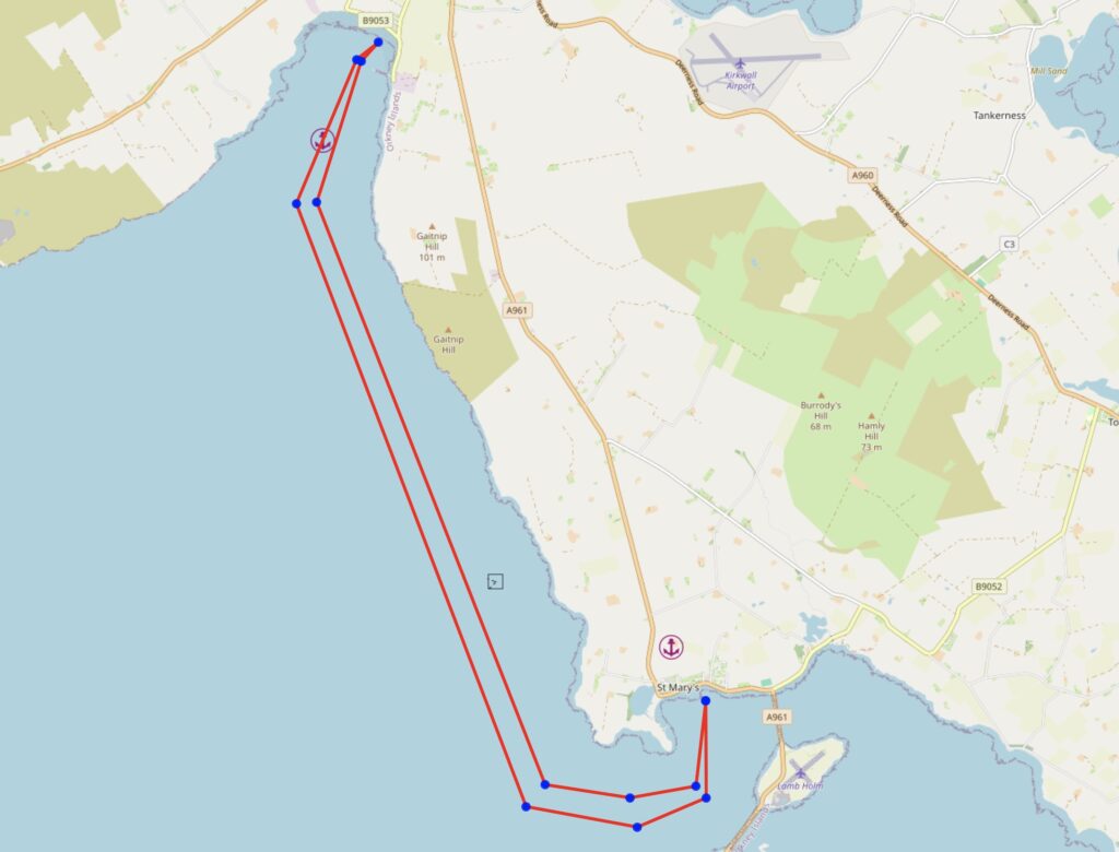 Image: Map of St Marys to Scapa Beach